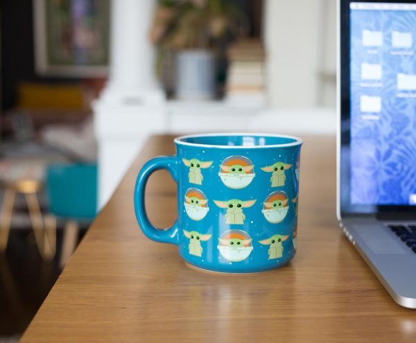 Star Wars: The Mandalorian Chibi Grogu Ceramic Camper Mug | Holds 20 Ounces Online - Image 5
