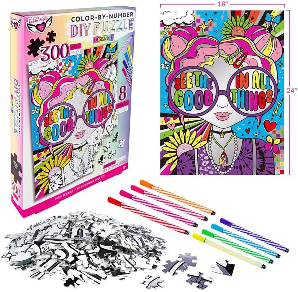 Fashion Angels See The Good Coloring Puzzle Hot on Sale