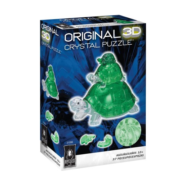 Turtles 37 Piece 3D Crystal Jigsaw Puzzle Hot on Sale - Image 2