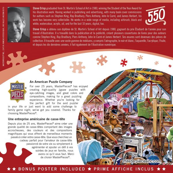 Attic Secrets 550 Piece Jigsaw Puzzle Online Sale - Image 2
