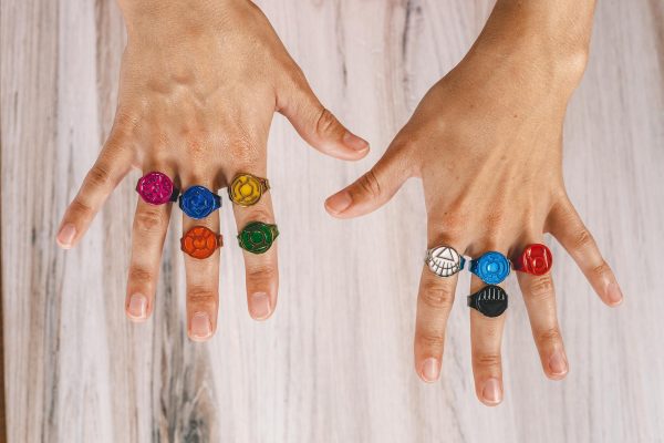DC Comics Green Lantern Power Rings | Lantern Corps Power Rings | 9-Ring Set on Sale - Image 4