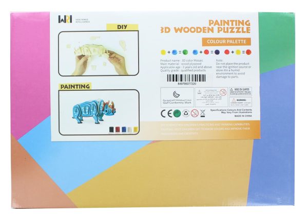 3D Wooden Painting Puzzle | Rhino Supply - Image 2