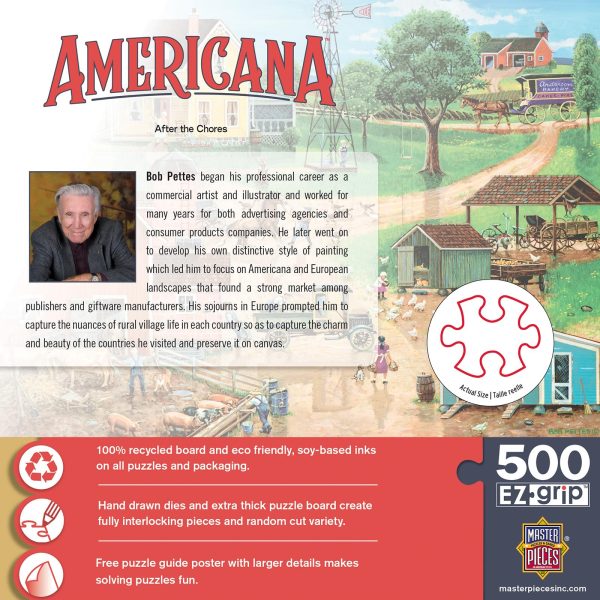 After the Chores 500 Piece Jigsaw Puzzle For Cheap - Image 2