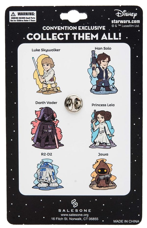OFFICIAL Star Wars Luke Skywalker Pin | Exclusive Art Design By Derek Laufman Supply - Image 4