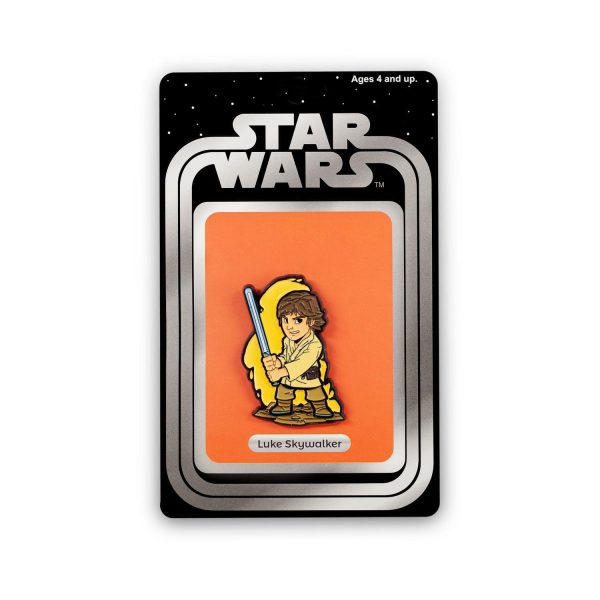 OFFICIAL Star Wars Luke Skywalker Pin | Exclusive Art Design By Derek Laufman Supply