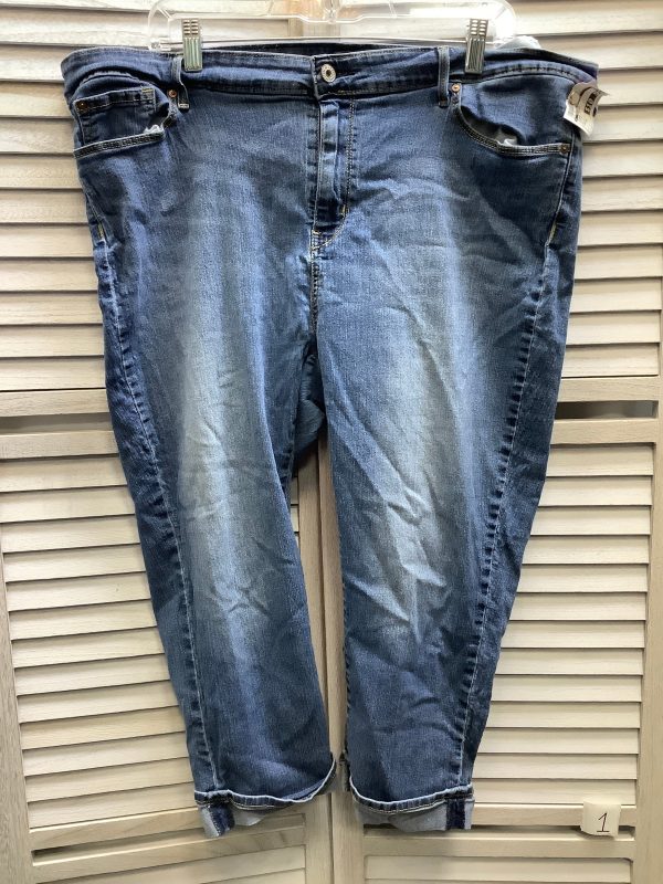 Denim Jeans Cropped Clothes Mentor, Size 12 Online Hot Sale